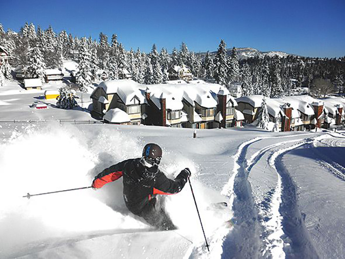 esquiar en bear mountain